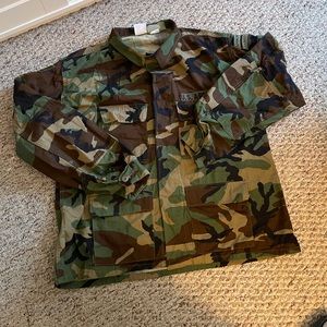 Oversized Camo original military jacket